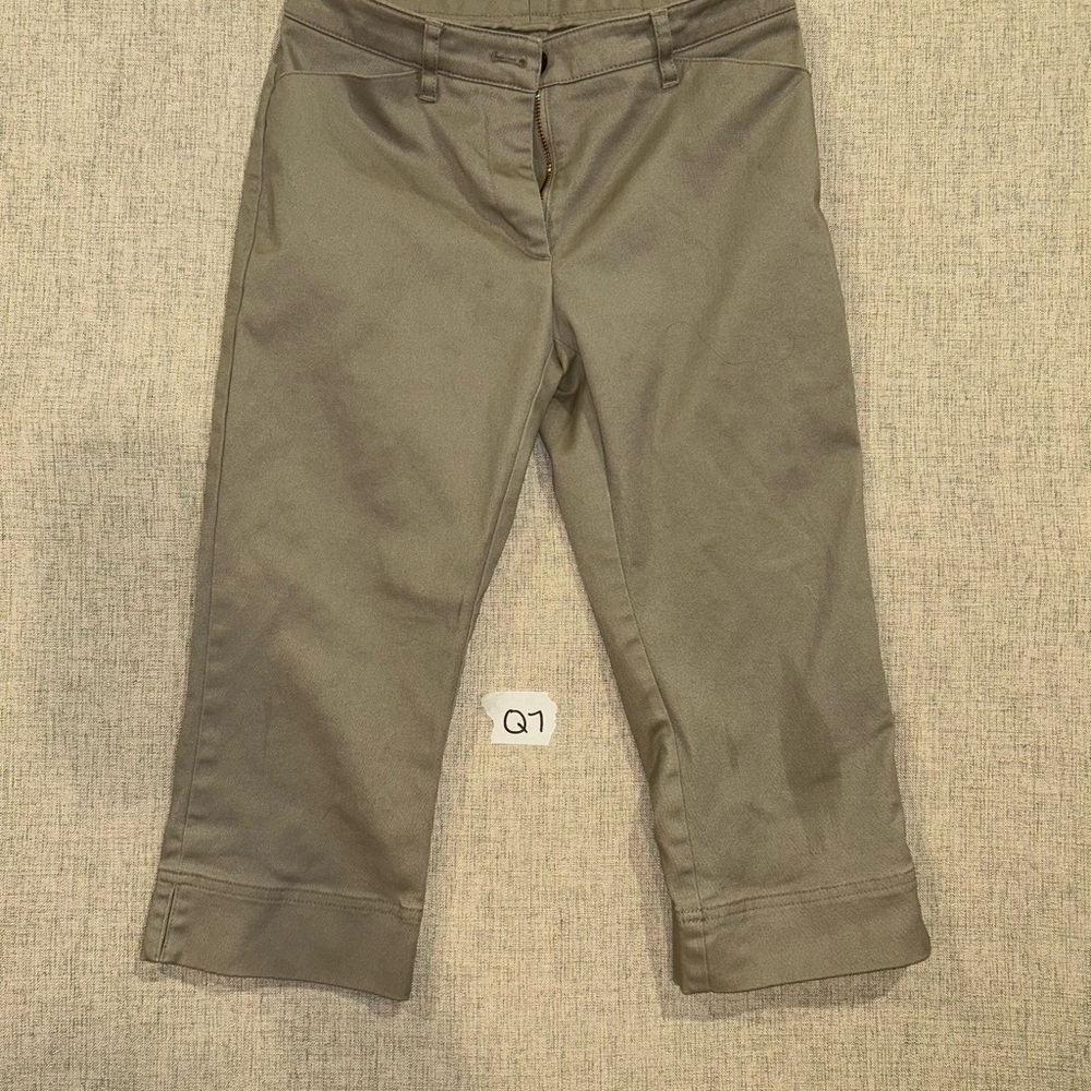 Women's Tan Cropped Pants